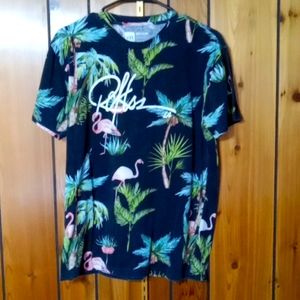 Flamingo tee, Young&Reckless, Black, Medium